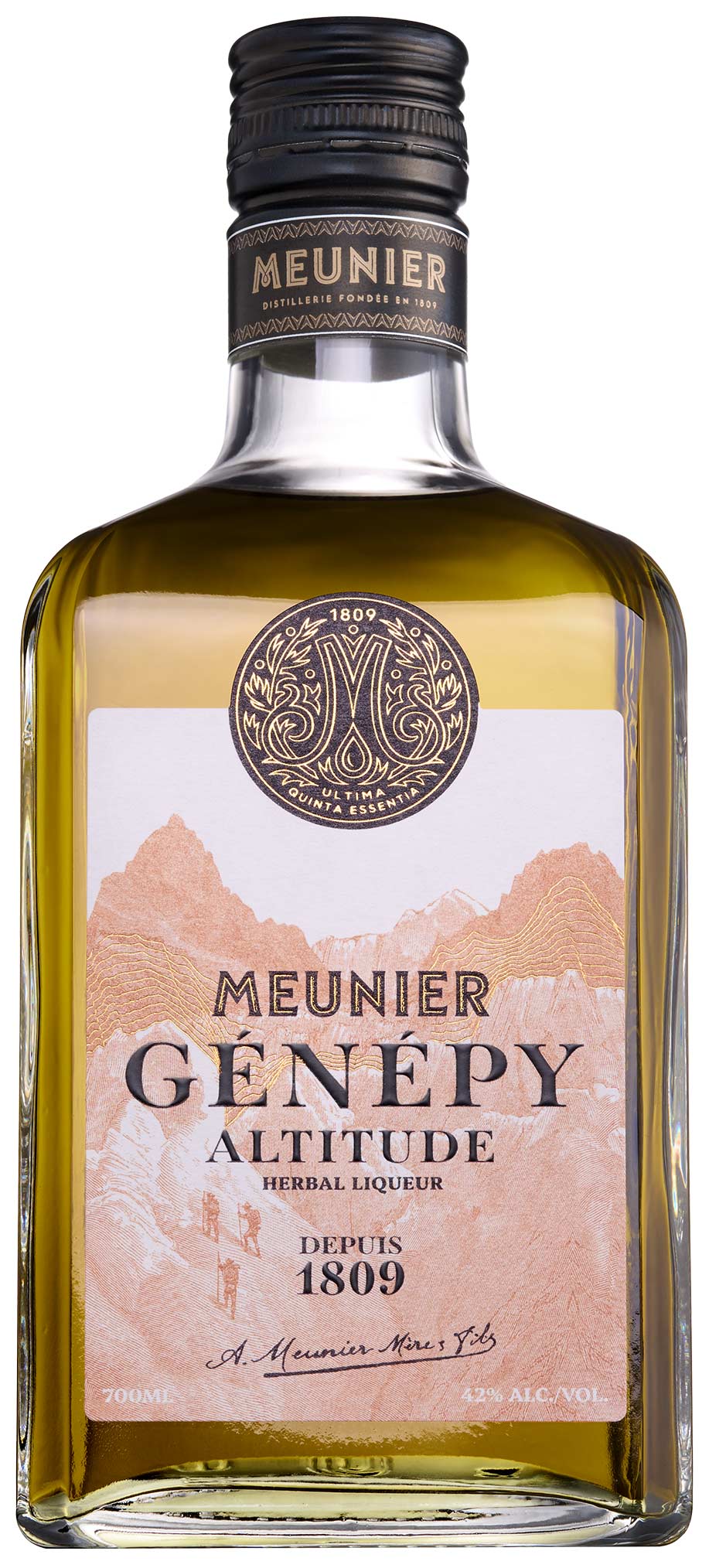 Meunier Génépy ‘Altitude’ Liqueur bottle